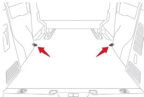 CITROEN Jumpy 3 (2016-2023) - Fixations du bas (derrière le rang 2) - 1