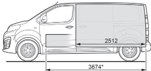 CITROEN Jumpy 3 (2016-2023) - Dimensions (en mm) - 13