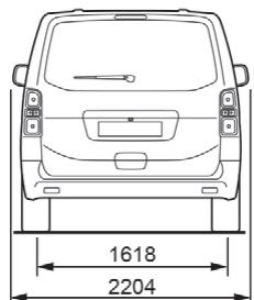 CITROEN Jumpy 3 (2016-2023) - Dimensions (en mm) - 19