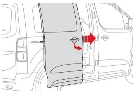 CITROEN Jumpy 3 (2016-2023) - Avec la poignée extérieure - 1