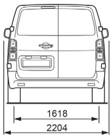 CITROEN Jumpy 3 (2016-2023) - Dimensions (en mm) - 3