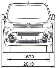 CITROEN Jumpy 3 (2016-2023) - Dimensions (en mm) - 17