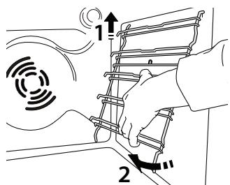 WHIRLPOOL WOI4S8PM0SBAF - Abaisselr'elément chauffant supérieur (uniquement sur certains modeles) - 1