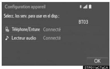 TOYOTA Rav4 (2016) - Enregistrement d'un dispositif bluetooth® - 2