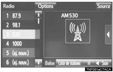 TOYOTA Rav4 (2016) - Conservation de l'information sur la musique - 1