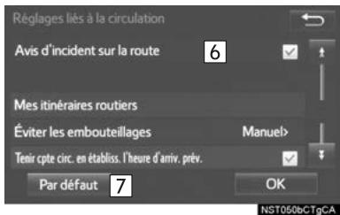 TOYOTA Rav4 (2016) - Écran des paramètres de circulation - 2