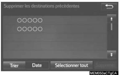 TOYOTA Rav4 (2016) - Suppression des destinations précédentes - 1