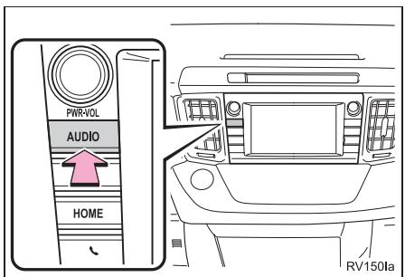 TOYOTA Rav4 (2016) - Selection d'une SOURCE AUDIO - 2