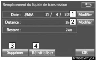 TOYOTA Rav4 (2016) - Definition de l'information sur l'entretien - 1