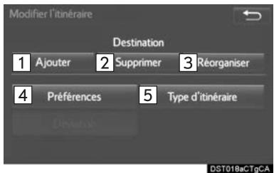 TOYOTA Rav4 (2016) - Modification de l'itinéraire - 1