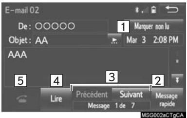 TOYOTA Rav4 (2016) - Vérification des messages - 1