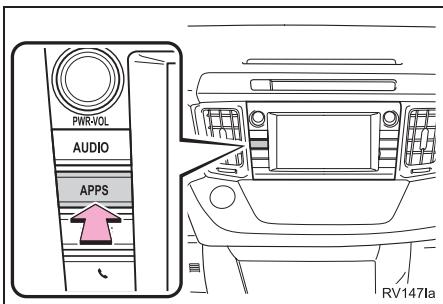 TOYOTA Rav4 (2016) - Liaison d'une app suite et de la fonction de navigation - 1