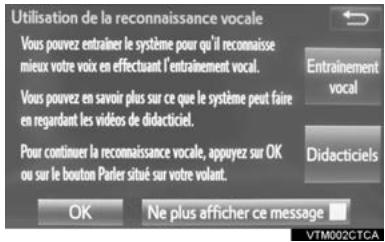 TOYOTA Rav4 (2016) - Fonctionnement du système de commande VOCALE - 1