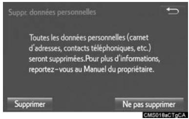 TOYOTA Rav4 (2016) - Suppression des données personnelles - 1