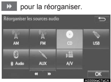 TOYOTA Rav4 (2016) - Réorganisation de la SOURCE AUDIO - 2