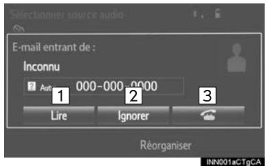 TOYOTA Rav4 (2016) - RéCEPTION D'UNMESSAGE - 1