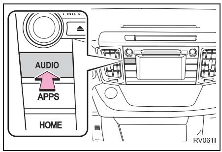 TOYOTA Rav4 (2016) - Enregistrement d'un lecteur AUDIO bluetooth® pour la première fois - 1