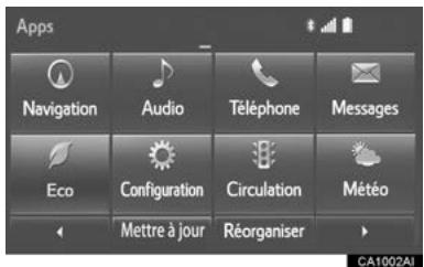 TOYOTA Rav4 (2016) - Sélectionnez "téléphone". - 1