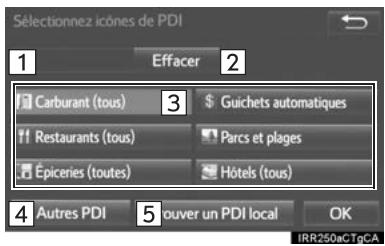 TOYOTA Rav4 (2016) - Selection des icônes de POI - 1