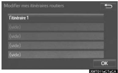 TOYOTA Rav4 (2016) - Modification d'itineraires personnels - 1