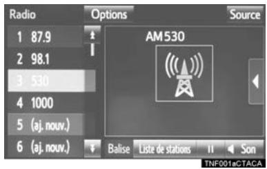 TOYOTA Rav4 (2016) - Préselection d'unestation - 1