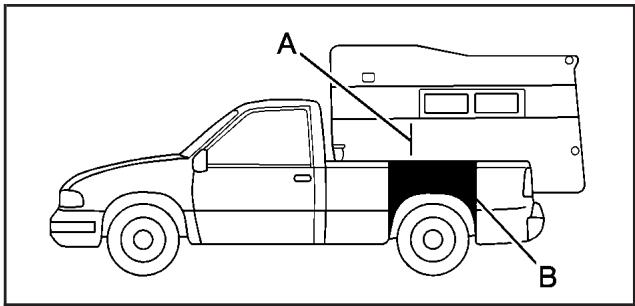 CHEVROLET Silverado (2006) - Information de chargement d'autocaravane séparable - 2