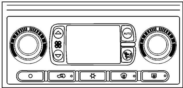 CHEVROLET Silverado (2006) - Commande de climatisation automatique à deux zones - 1