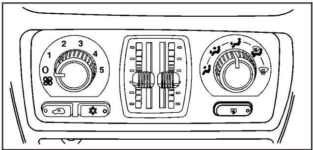 CHEVROLET Silverado (2006) - Système de climatisation à deux zones - 1