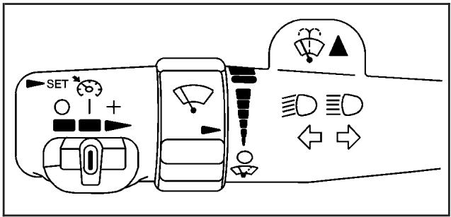 CHEVROLET Silverado (2006) - Lever des clignotants/multifonctions - 1