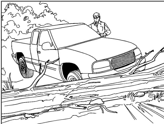 CHEVROLET Silverado (2006) - Calage du moteur sur une pente - 1
