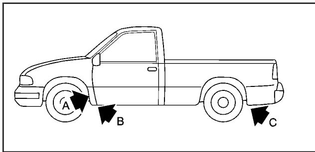 CHEVROLET Silverado (2006) - Dépose d'un pneu crevé et installation du pneu de rechange - 3