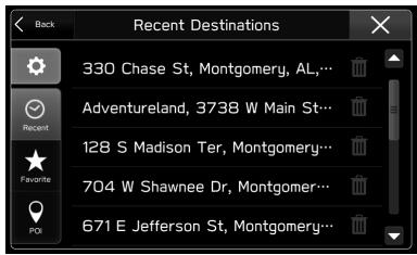 SUBARU BRZ (2020) - SUPPRESSION DE L'ÉLÉMENT DANS LA LISTE - 1