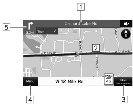 SUBARU BRZ (2020) - ÉCRAN DE GUIDE D'ITINÉRAIRE - 1