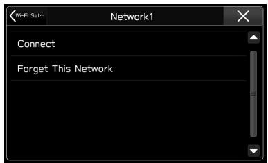 SUBARU BRZ (2020) - CONNEXION OU DÉCONNECTION D'UN RÉSEAU Wi-Fi® - 2