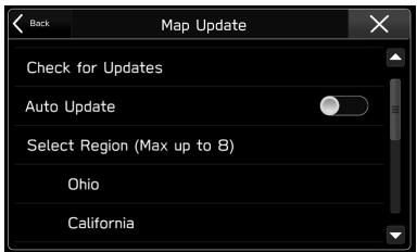 SUBARU BRZ (2020) - TELECHARGEMENT DES DONNÉES DE MISE À JOUR CARTOGRAPHIQUE SUR UN SMARTPHONE - 3