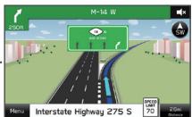 SUBARU BRZ (2020) - - Fonctionnement du flux: Guidage d'itinéraire - - 6