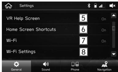 SUBARU BRZ (2020) - ÉCRAN DE PARAMÉTRES GÉNÉRAUX - 2