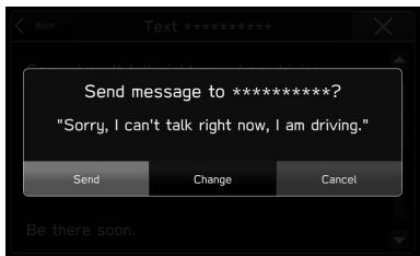 SUBARU BRZ (2020) - ENVOI D'UN NOUVEAUMESSAGE COURT - 2