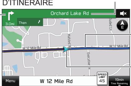 SUBARU BRZ (2020) - ÉCRAN «Map (Carte)» - 8