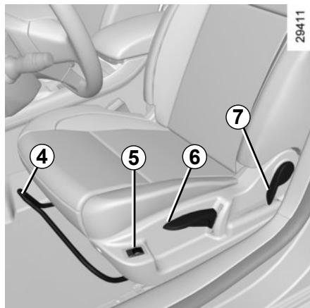 RENAULT Latitude Phase 2 (2013-2015) - Pour rehausser ou abaisser l'avant de l'assise - 1