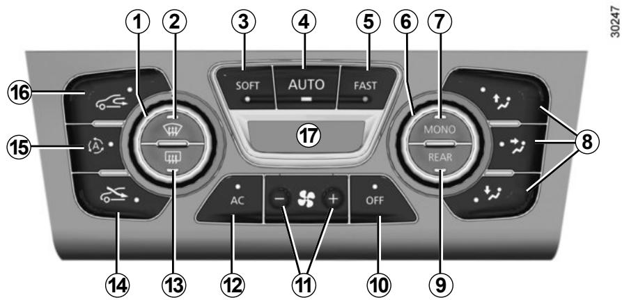 RENAULT Latitude Phase 2 (2013-2015) - Sélection du mode de fonctionnement - 1