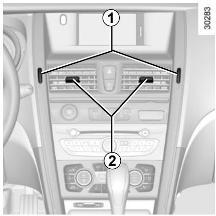 RENAULT Latitude Phase 2 (2013-2015) - Aérateurs (sortie d'air) - 2