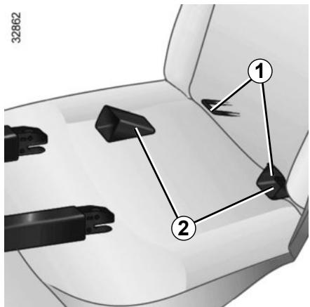 RENAULT Latitude Phase 2 (2013-2015) - Sécurité enfants : choix de la fixation du siège enfant (2/2) - 1