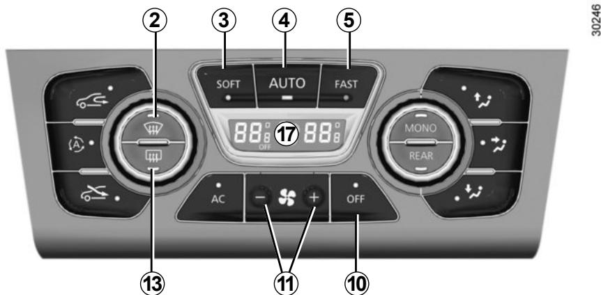 RENAULT Latitude Phase 2 (2013-2015) - Mise en service ou arrêt de l'air conditionné - 1