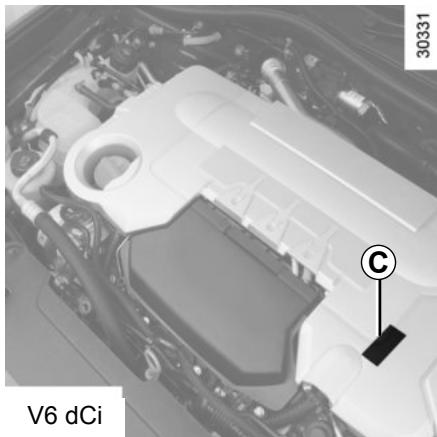 RENAULT Latitude Phase 2 (2013-2015) - Plaques d'identification MOTEUR (2/2) - 3