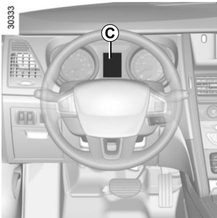 RENAULT Latitude Phase 2 (2013-2015) - Alerte de non-port de ceinture arrière - 1