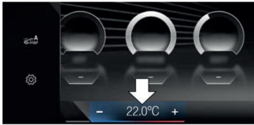BMW M3 (2023) - Réglage de la température - 1
