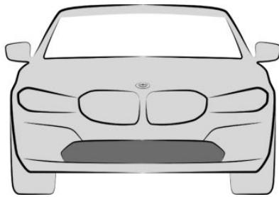 BMW M3 (2023) - Captive radar avant - 1