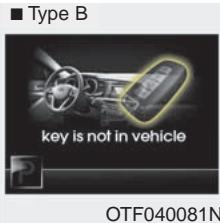 KIA Optima 2012 - Avertissements à l'ACL (si équipé) Key is not in vehicle (La clé n'est pas dans le vehicule) - 2