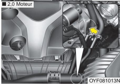 KIA Optima 2012 - NUMERO DU MOTEUR - 2